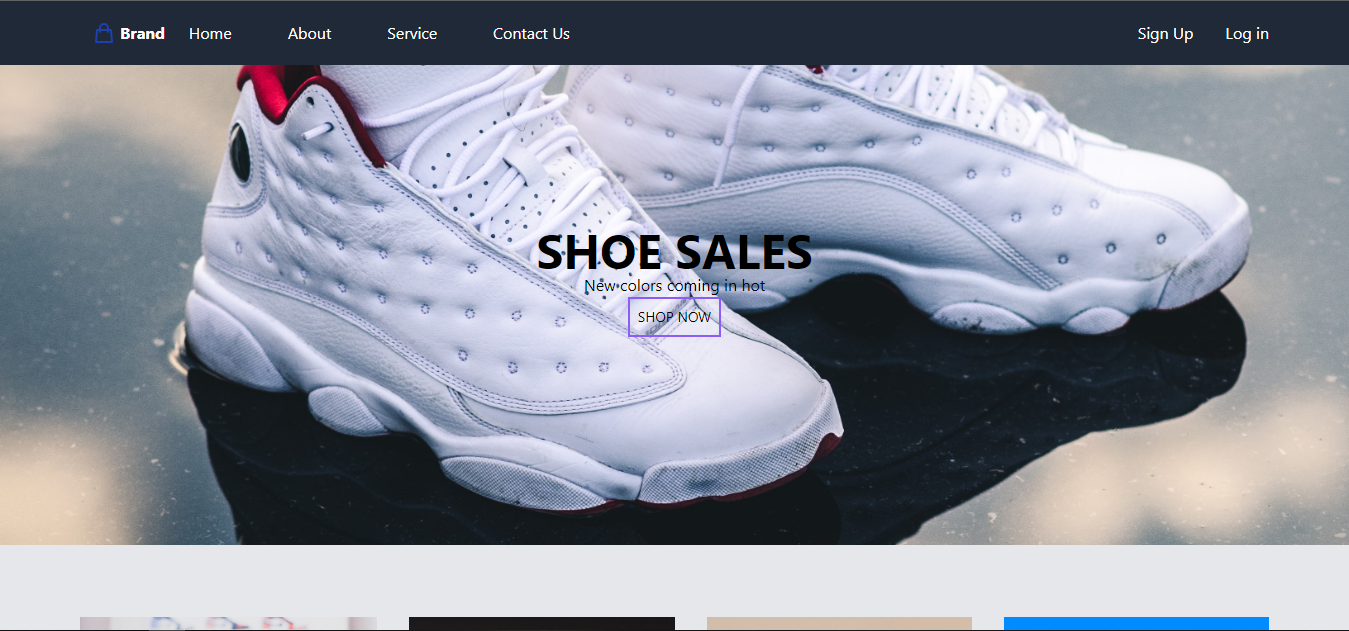 Shoes Ecommerce Site